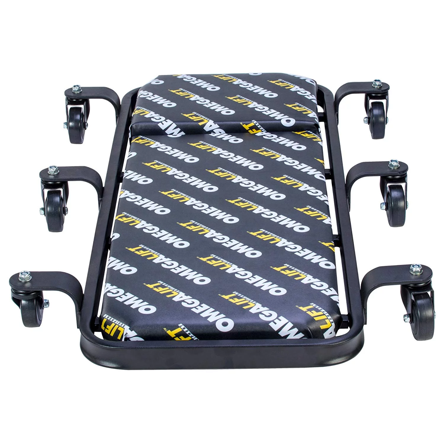 Omega 91400 black low profile creeper - 400 lbs. capacity