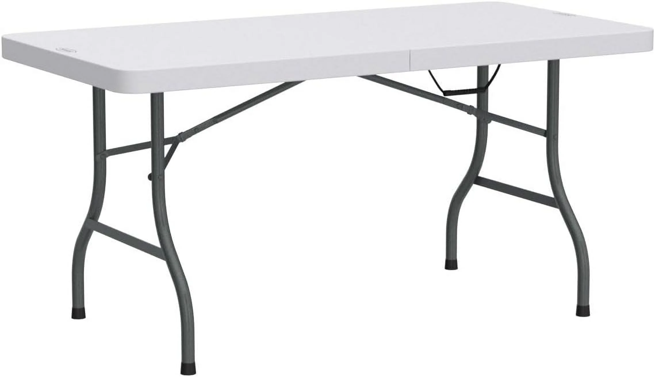 6 Foot, Heavy duty, Centerfold, Folding Table (White)