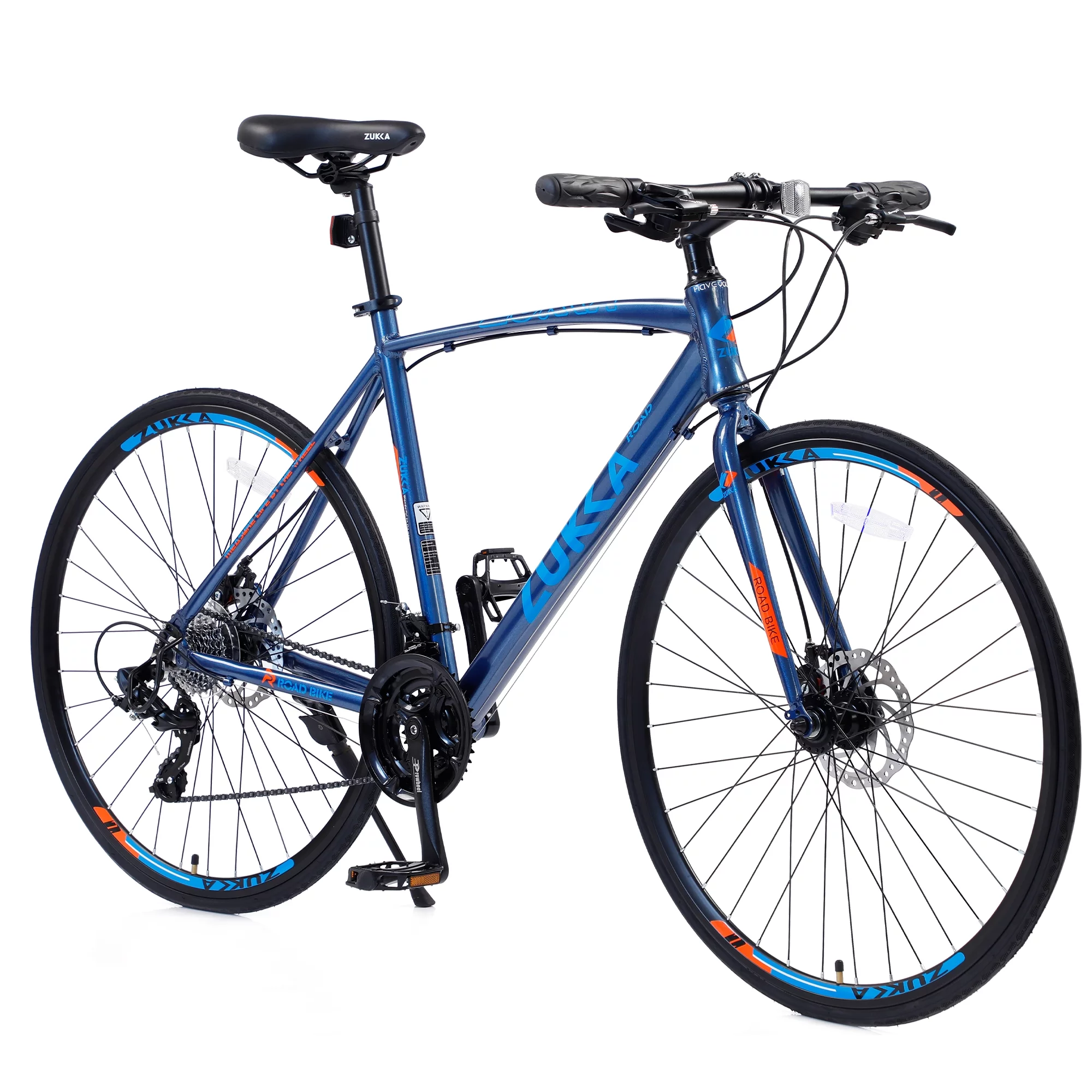 Meghna 24 Speed Hybrid Bike Disc Brake 700C Road Bike for Men Women's City Bicycle Blue
