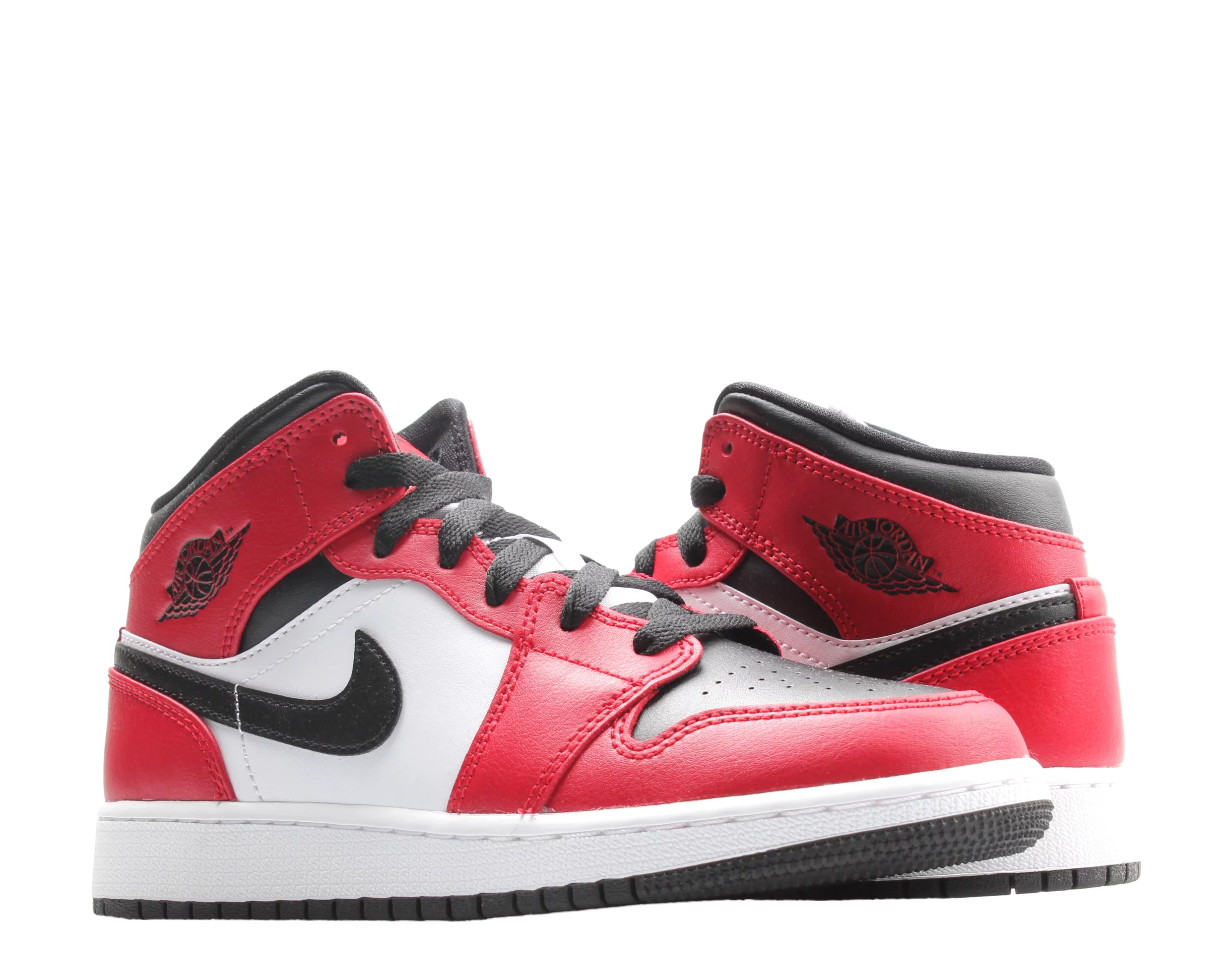 (GS) Air Jordan 1 Mid 'Chicago Black Toe' (2020) 554725-069 Sneakers Kids Youth