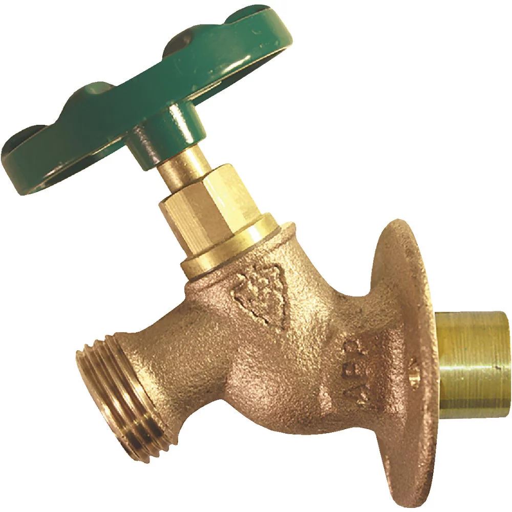 1 PK, Arrowhead Brass 255SWLF-Arrowhead 1/2 In. S & 3/4 In. S x 3/4 In. MHT Brass Aluminum Sillcock