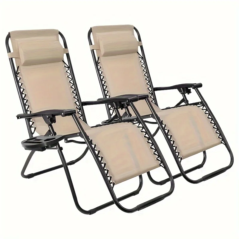 Folding Zero Gravity Chair (Set of 2)