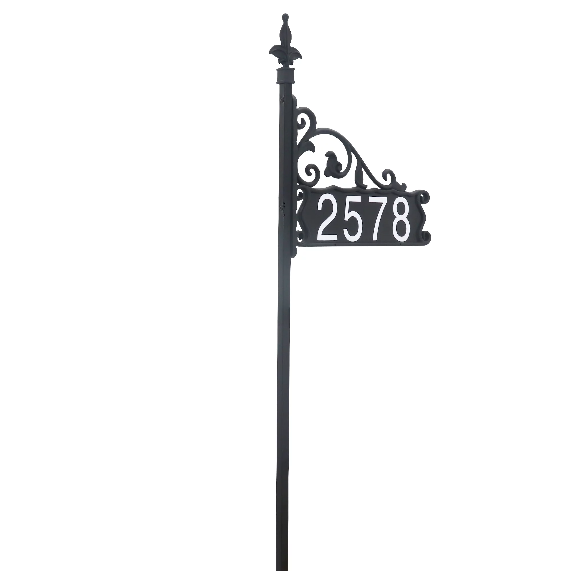 Address America USA Handcrafted, Double-Sided Reflective Boardwalk Address Sign - 58