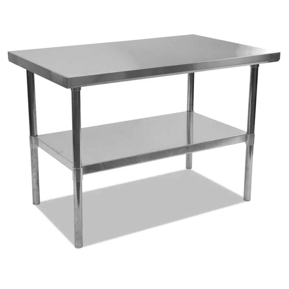 Alera NSF Stainless Steel Commercial Kitchen Prep & Work Table - Multiple Sizes Available - 48