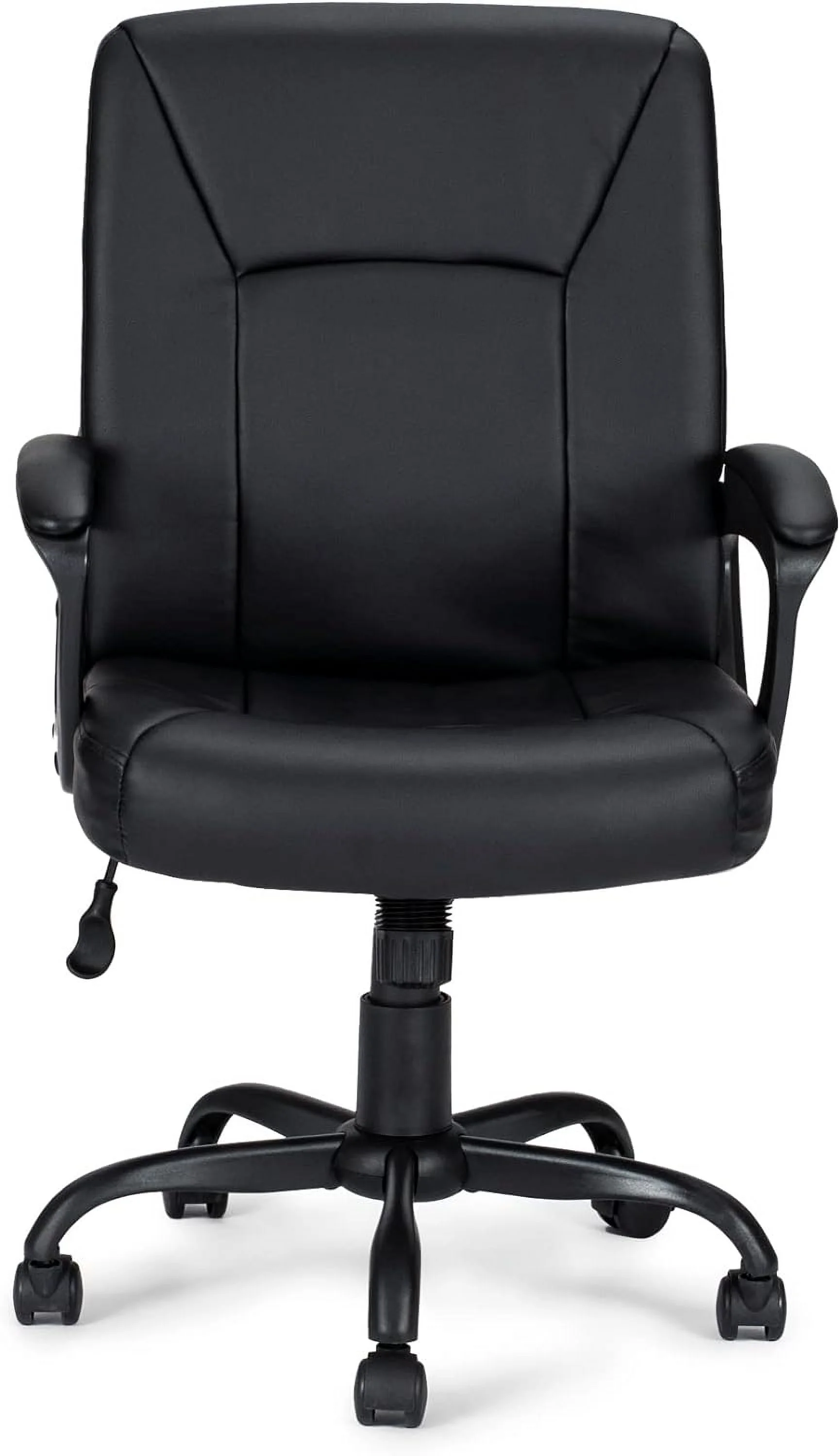 TJUNBOLIFE   Black Lux Office Chair