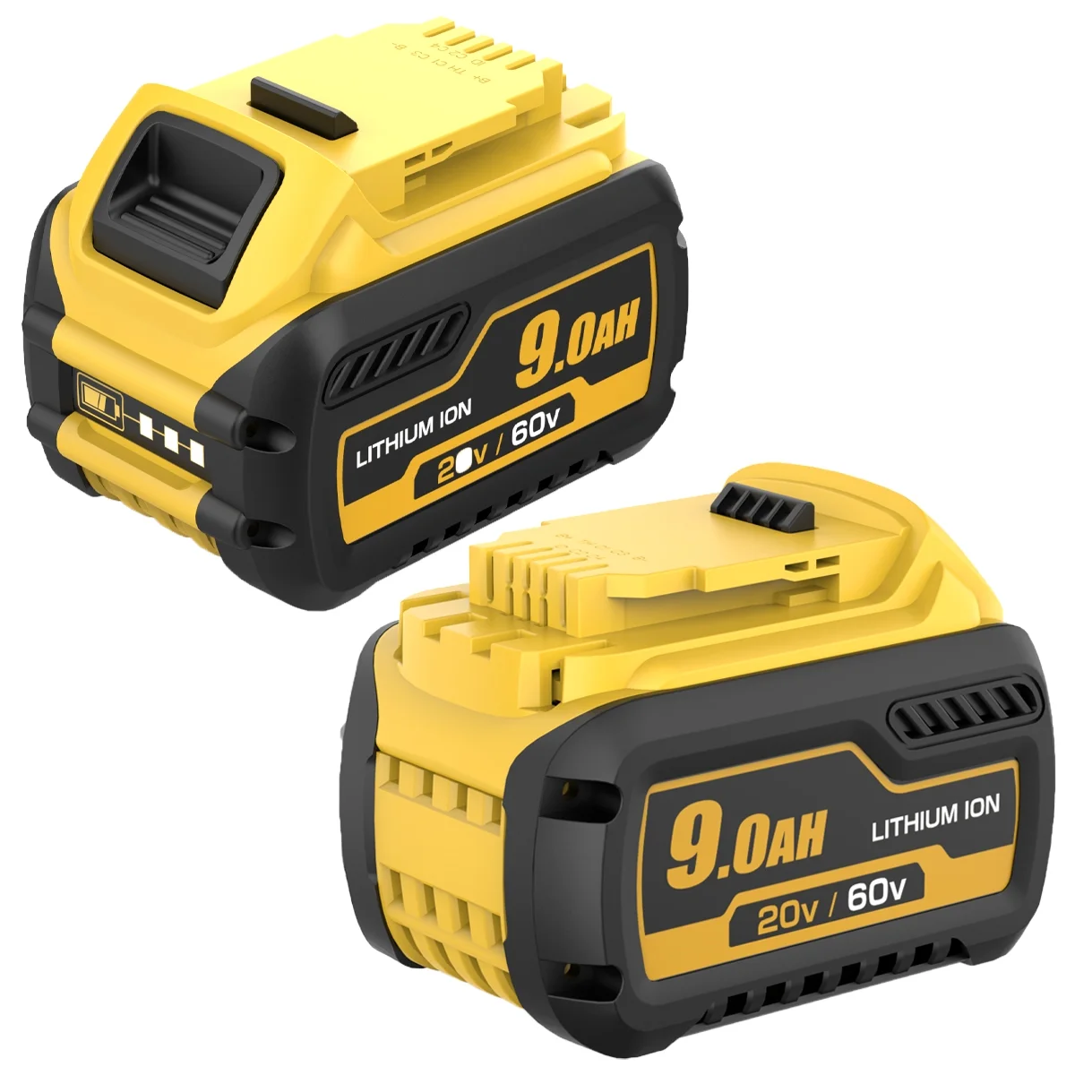 20V/60V MAX 9.0Ah Replacement for Dewalt 60V Battery DCB606 DCB609 DCB612 DCB206 DCB200 2-Pack