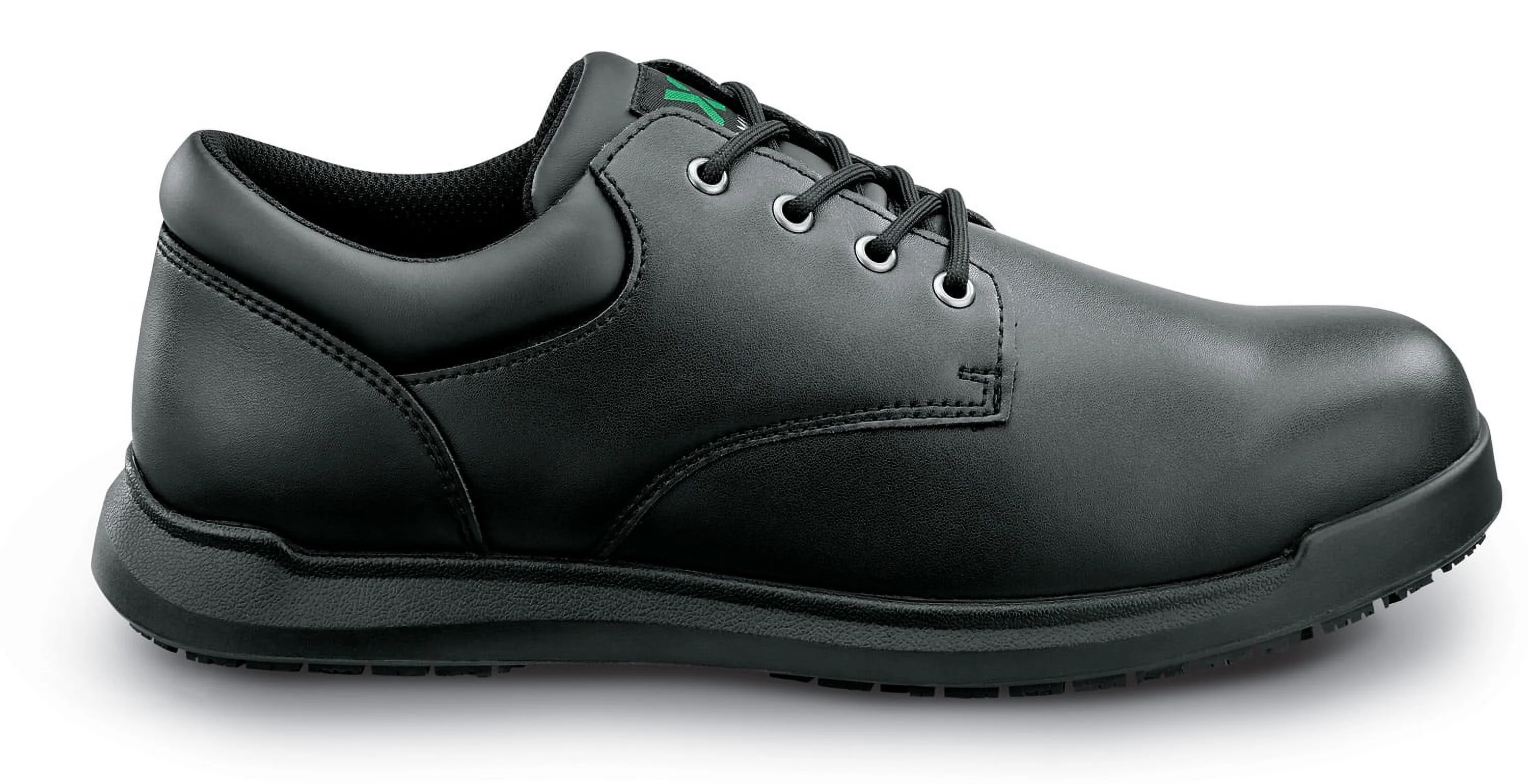 SR Max  Marshall II, Men's, Black, Soft Toe, MaxTRAX Slip Resistant, Oxford, Work Shoe. (8.5 M)