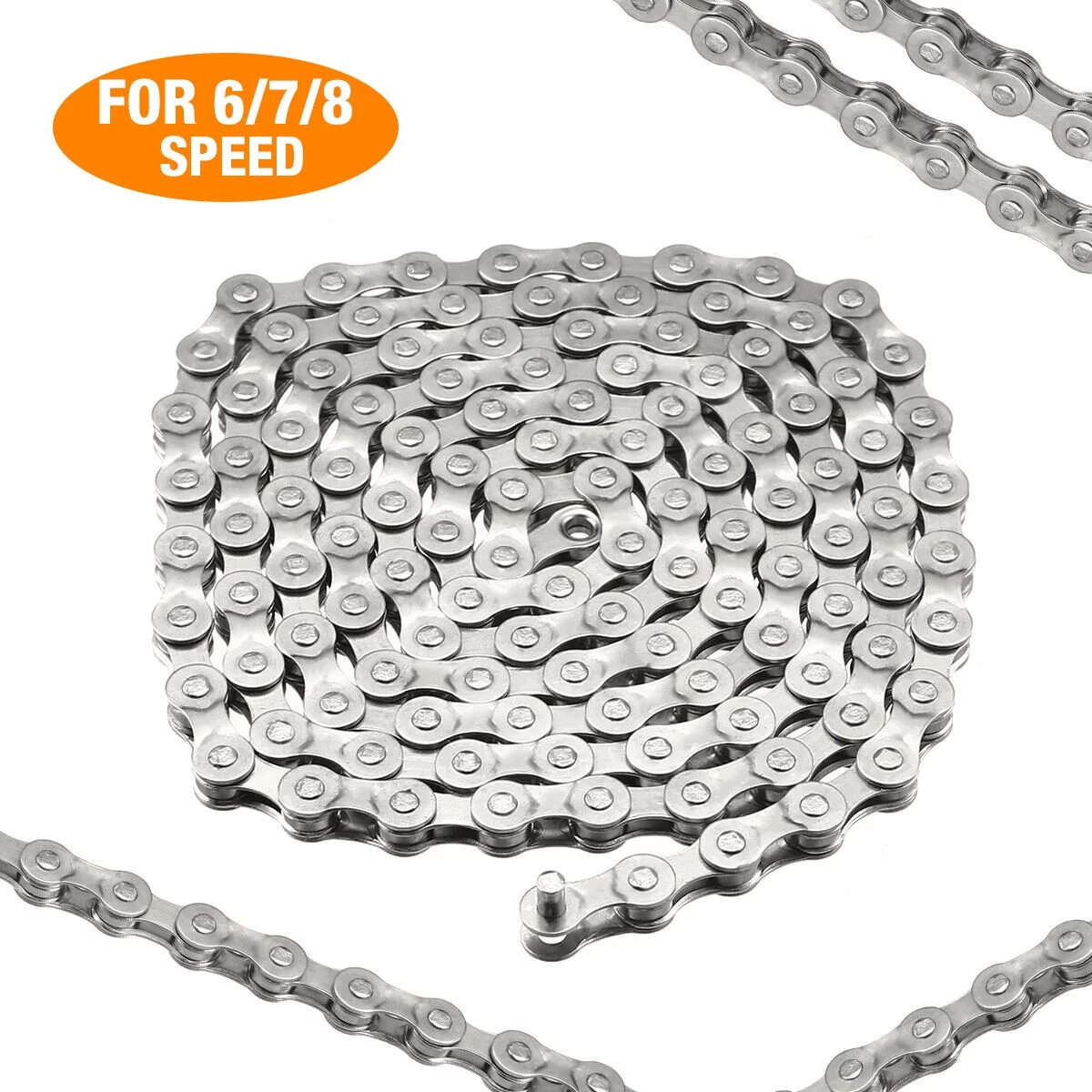 6/7/8 Speed 116 Links Road Mountain Bike Chain MTB Bicycle for Shimano Sram New