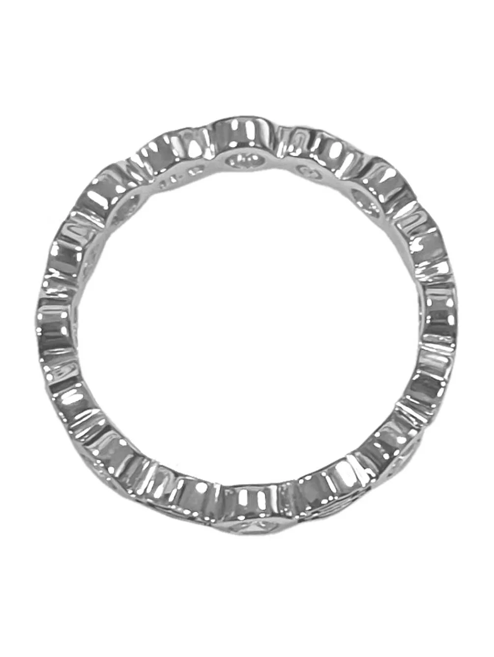 Harley-Davidson Women's Ring, Stacking Bar & Shield Rhinestone Ring HDR0170 (5), Harley Davidson