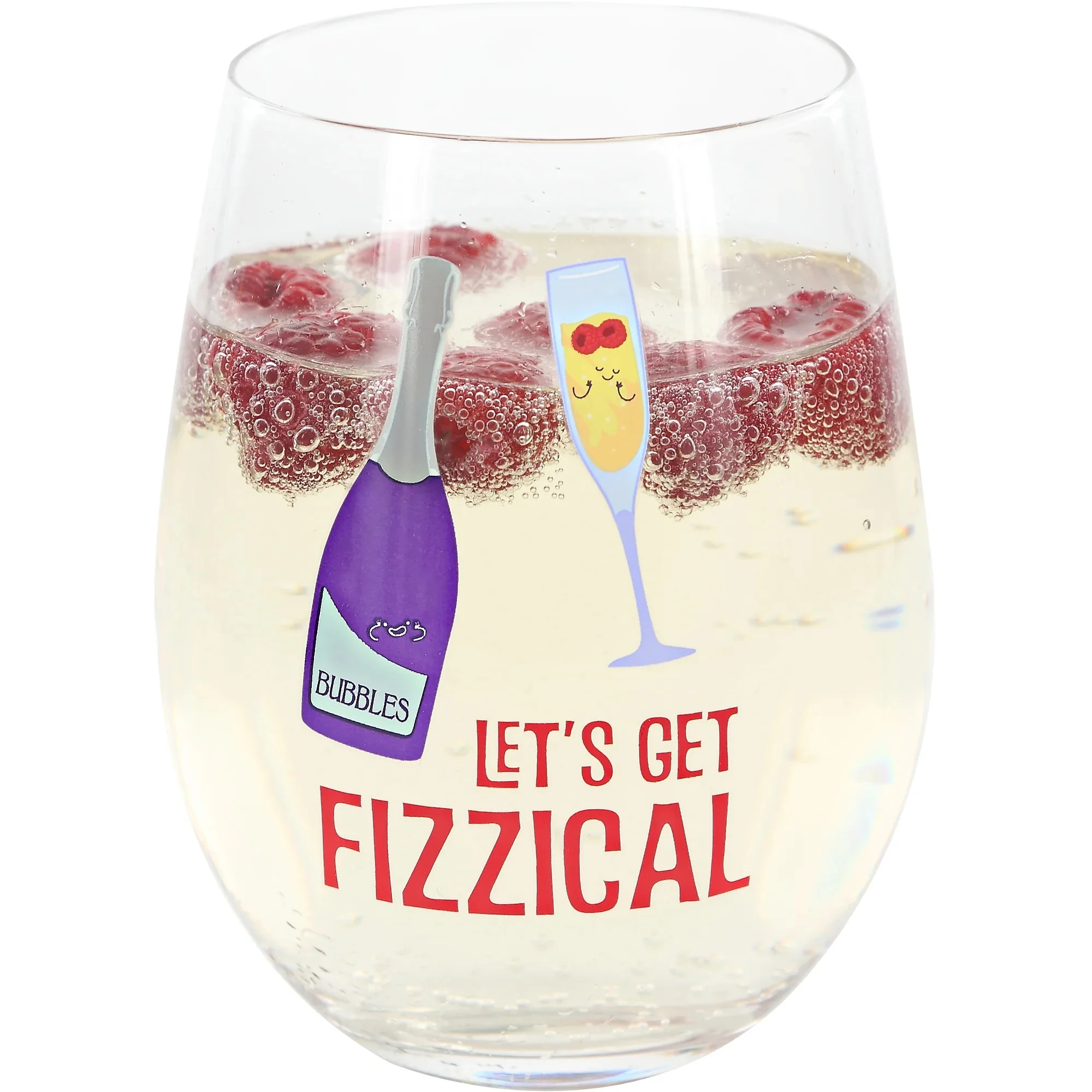 Fizzical - 18 oz Stemless Wine Glass