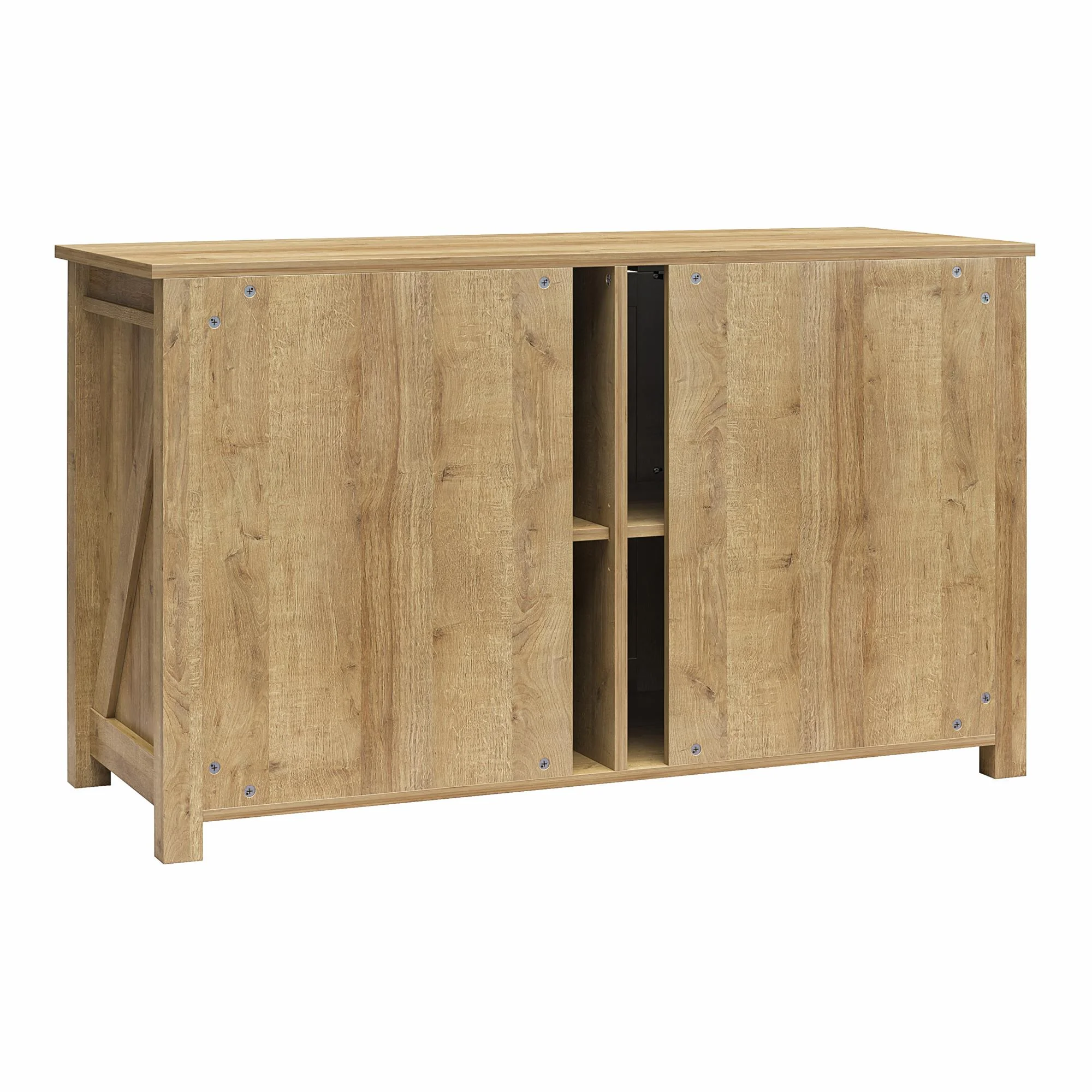 Woven Paths Scandi Farmhouse 55 Gallon Aquarium Stand, Natural