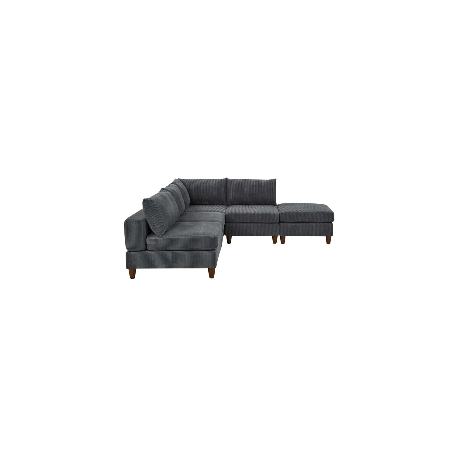 HomeStock 5 - Piece Upholstered Sectional