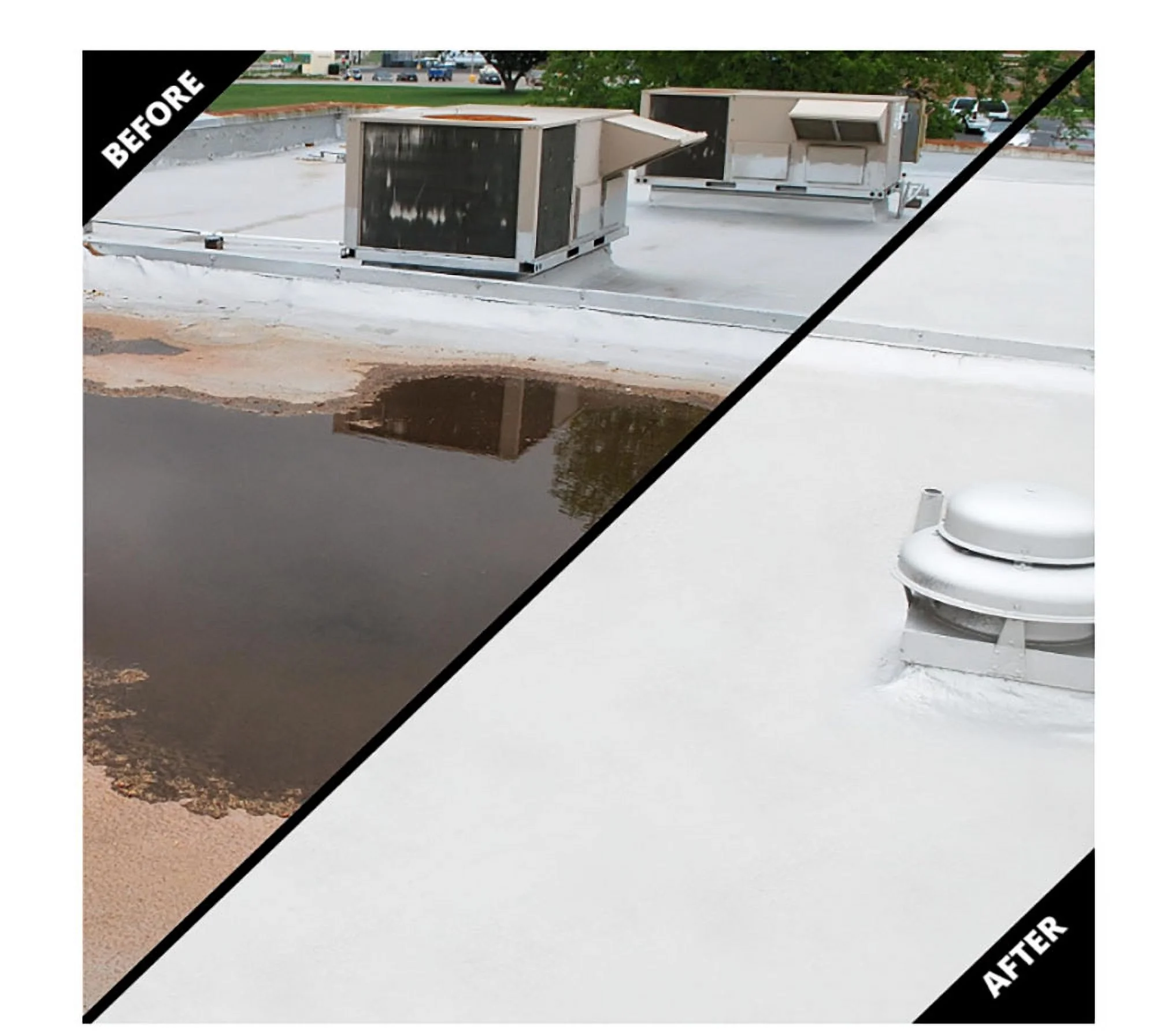 Premium White Elastomeric Roof Coating