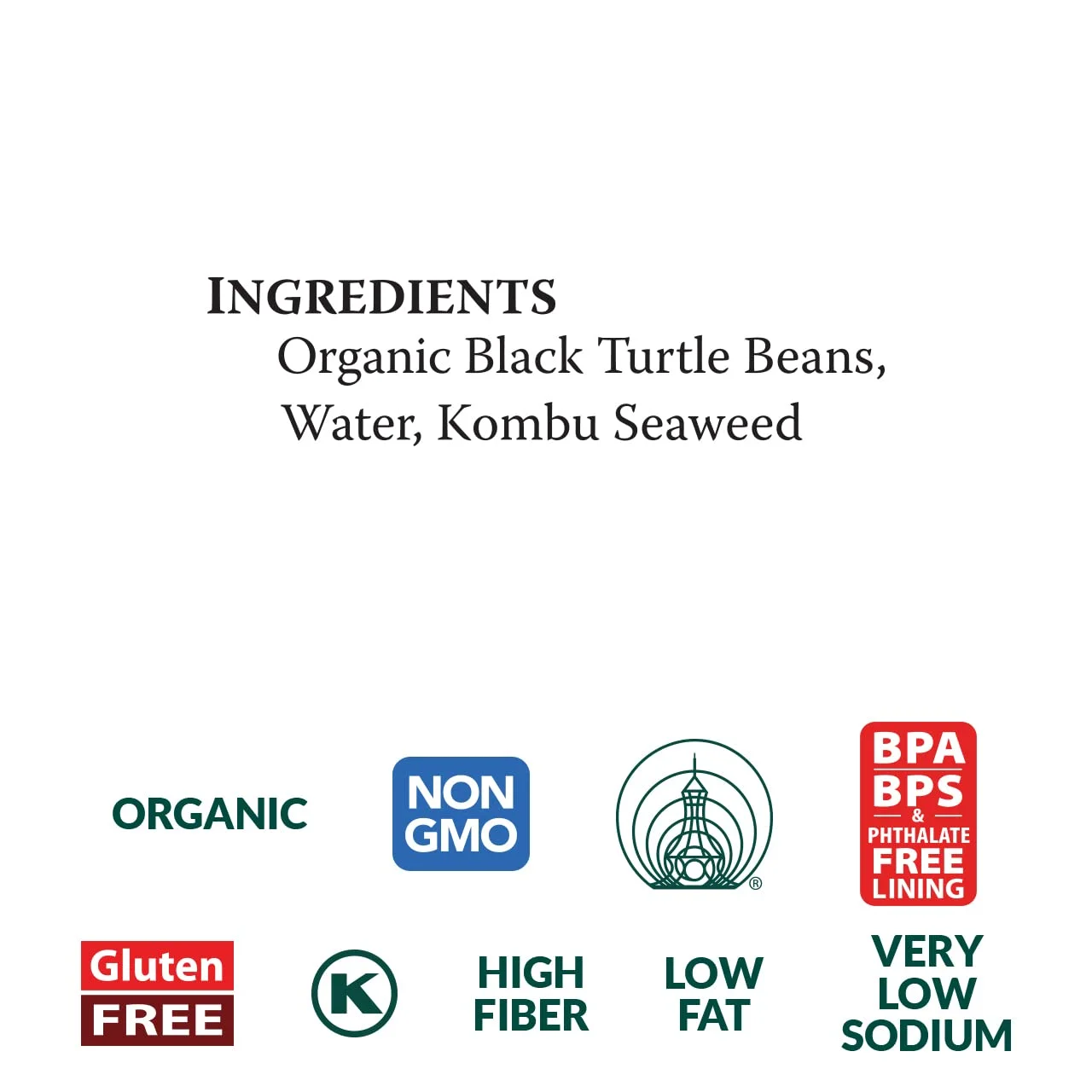 Eden Foods Organic Black Beans 15 oz Pack of 3