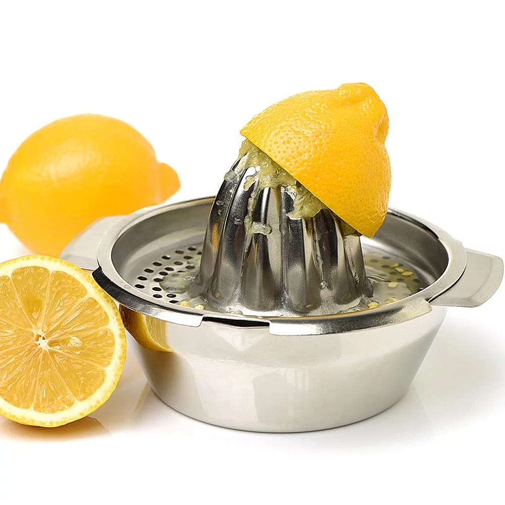 FOAUUH Stainless Steel Citrus Lemon Orange Juicer Manual Hand Squeezer, Juicer Hand Press Manual Juicer Fruit Lemon Lime Orange Squeezer with Bowl Juicer Strainer