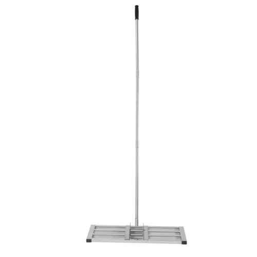 Stainless Steel Lawn Leveling Rake with Handle for Grass Golf Field 30