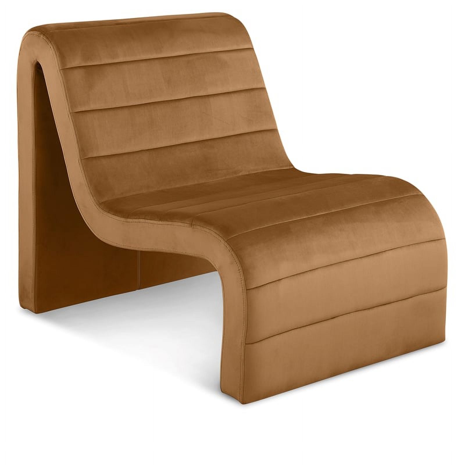 Meridian Furniture Ivy Saddle Velvet Accent Chair