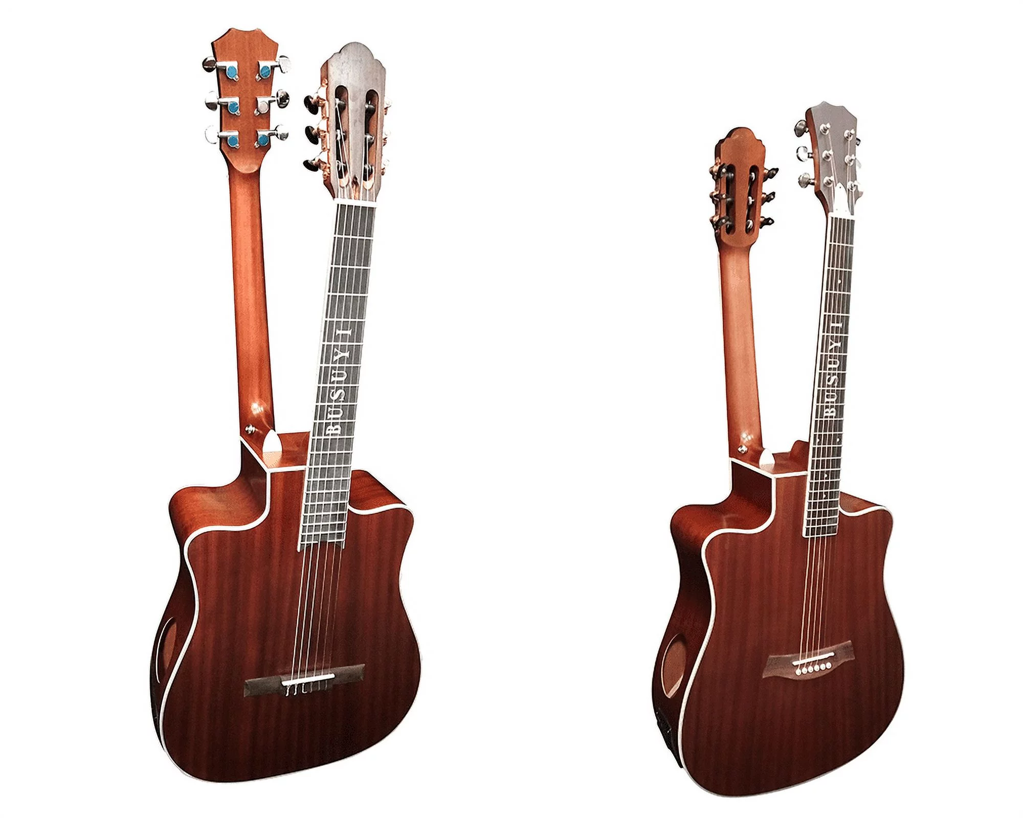 6 Strings classical /6 Strings Acoustic Double Neck, Double Sided Busuyi Guitar 2021 NPT