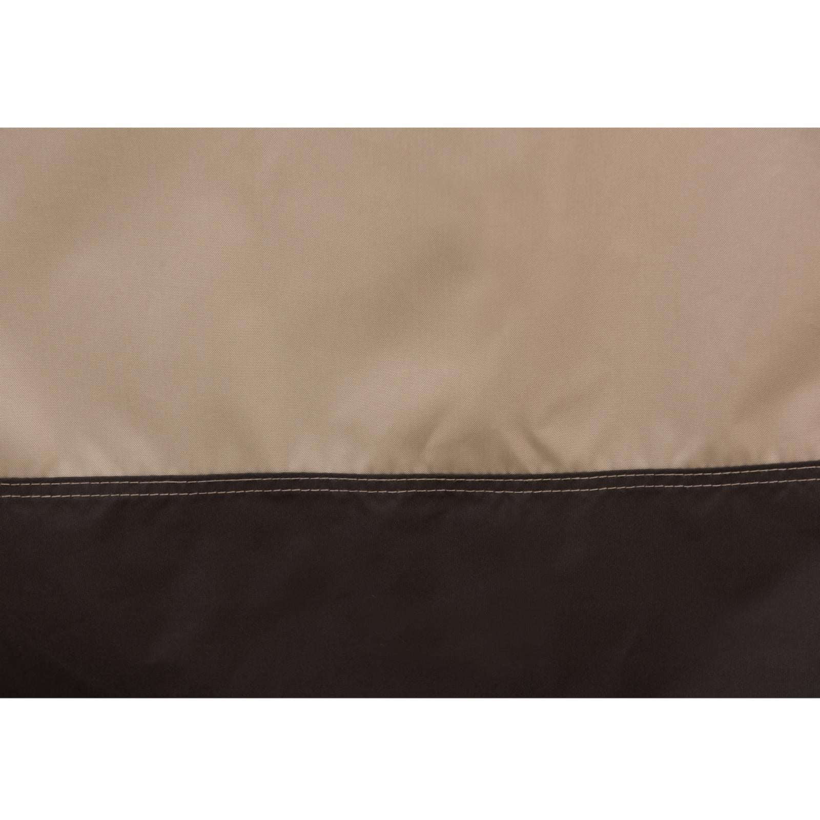 Sunjoy 11 ft. x 13 ft. Gazebo with LED Lighting and Blue Tooth Sound - Tan and Brown