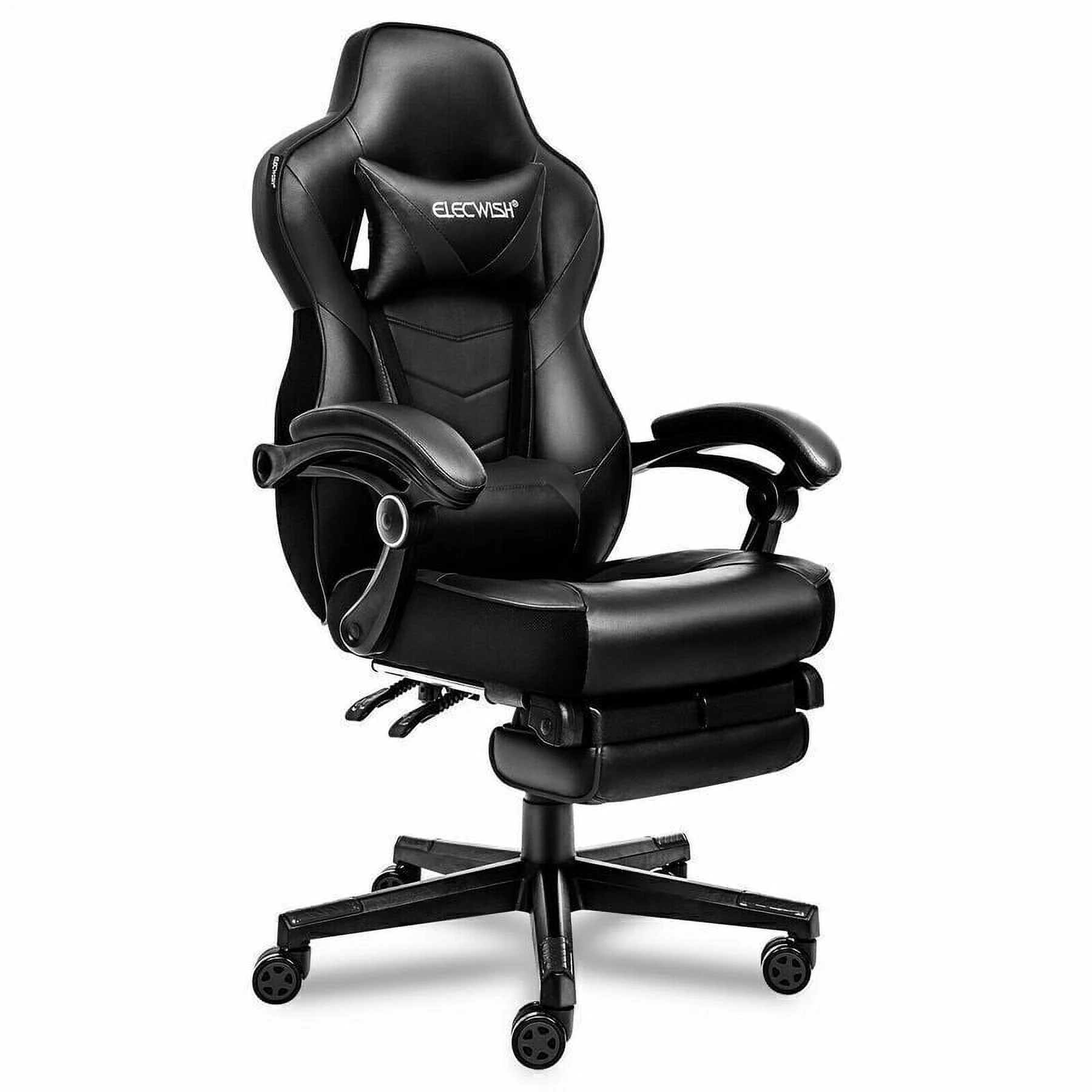 Ergonomic Gaming Racing Chair Computer Office Desk Swivel Footrest