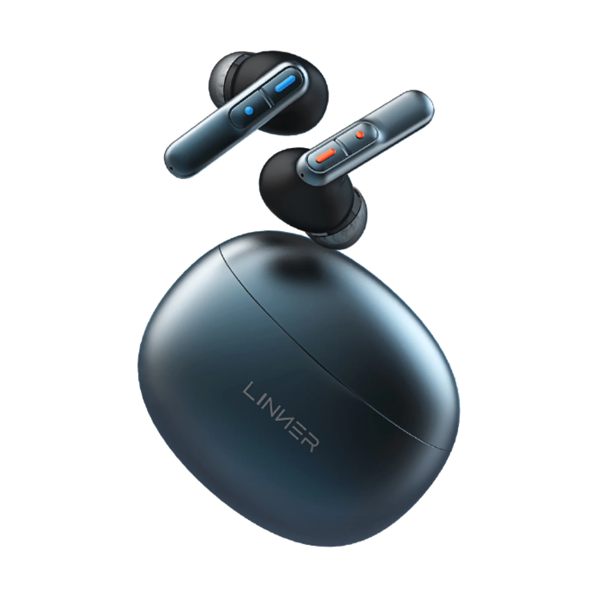 LINNER - Nova Lite Bluetooth Hearing Aids with Noise Canceling and Volume Control - Blue