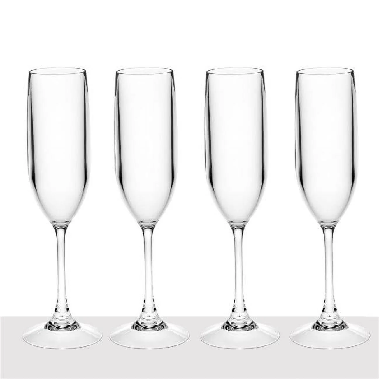 Unbreakable Tritan 6 oz Champagne Flute - Set of 4