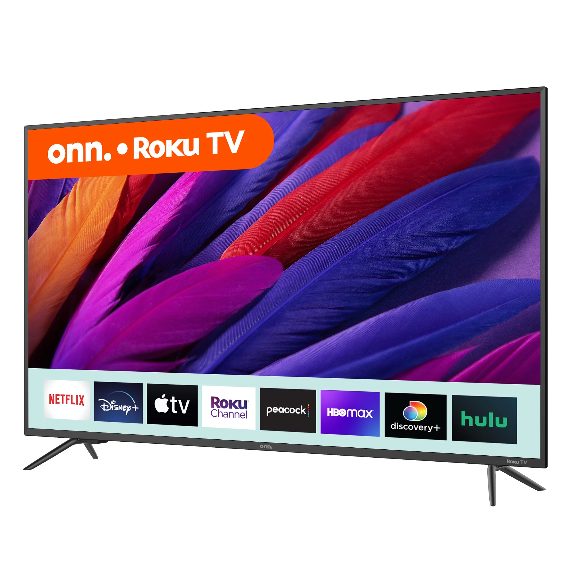 onn. 50” Class 4K UHD (2160P) LED Roku Smart TV HDR (100097811)