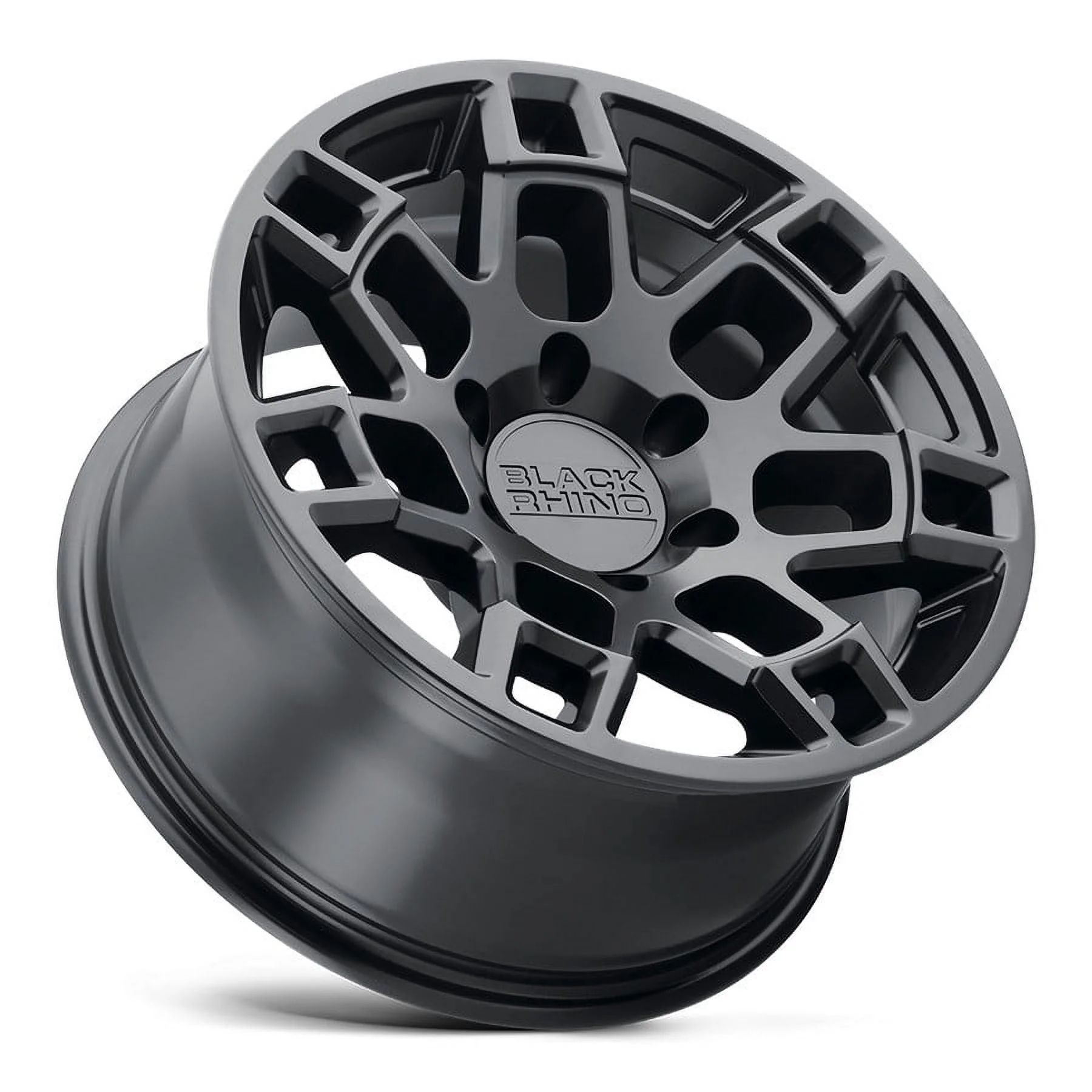 Black Rhino Aluminum Rim RIDGE 17X8.5in Matte Black Finish, 1785RDG-85114M71