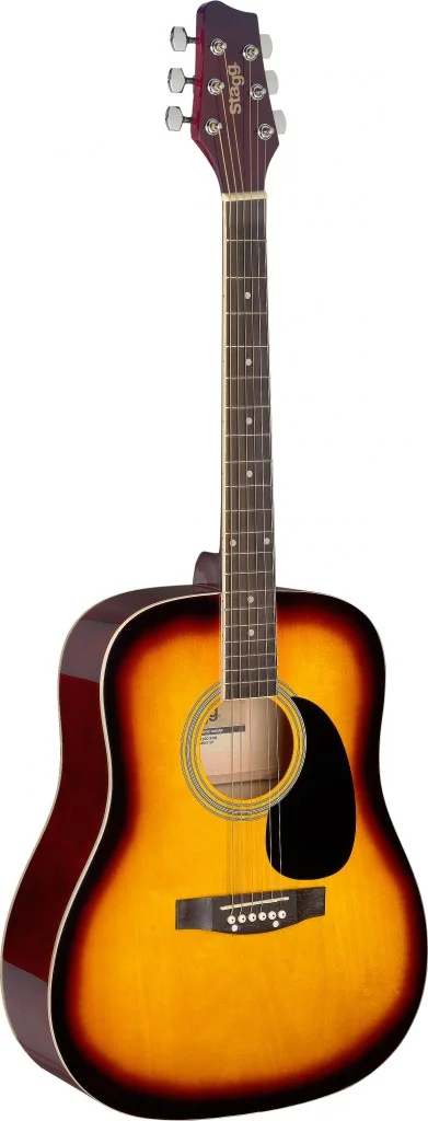 Stagg SA20D SNB Dreadnought Acoustic Guitar - Sunburst