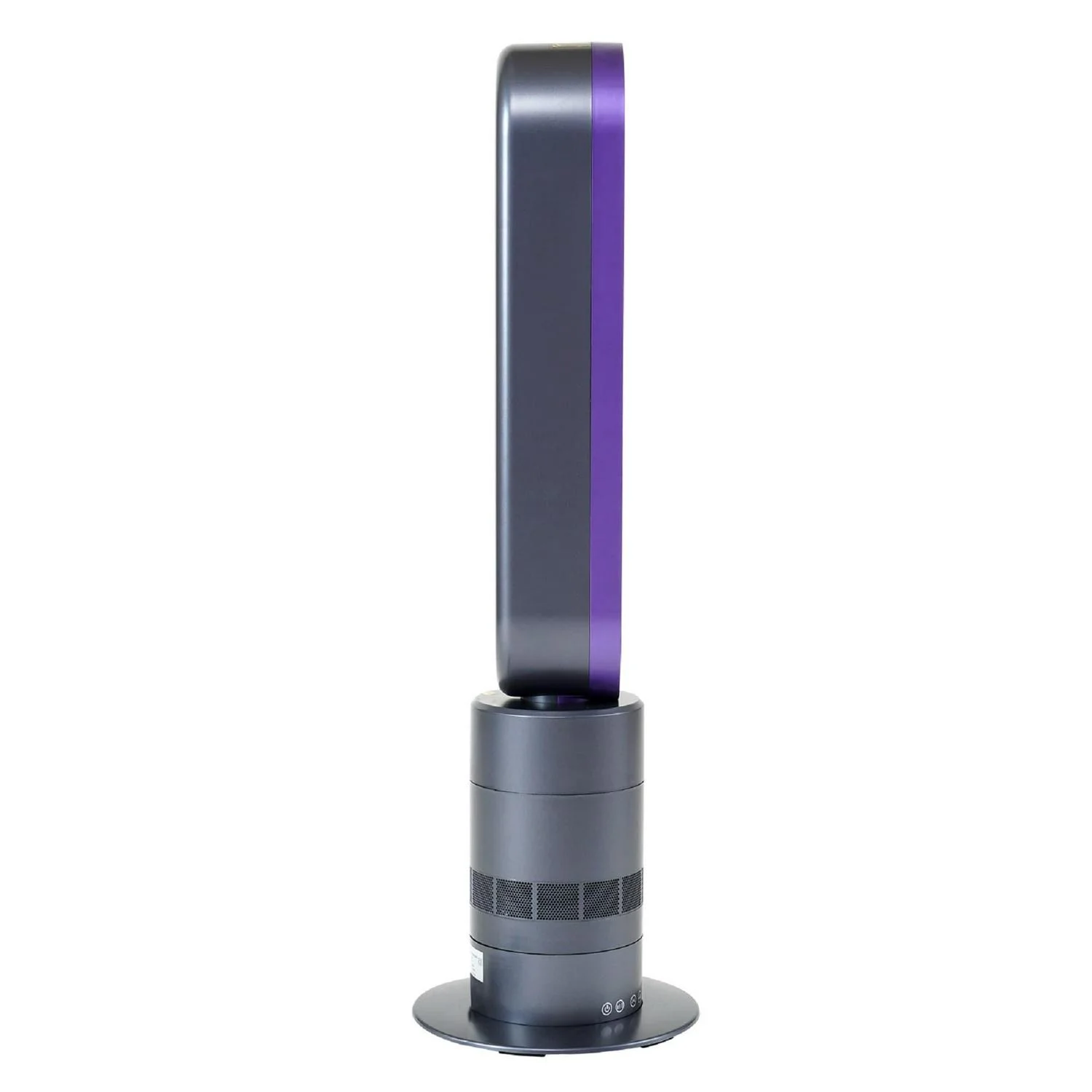 32 in. Bladeless Tower Cool Fan and Heater Fan Combo Ideal For Four Season Available Purple
