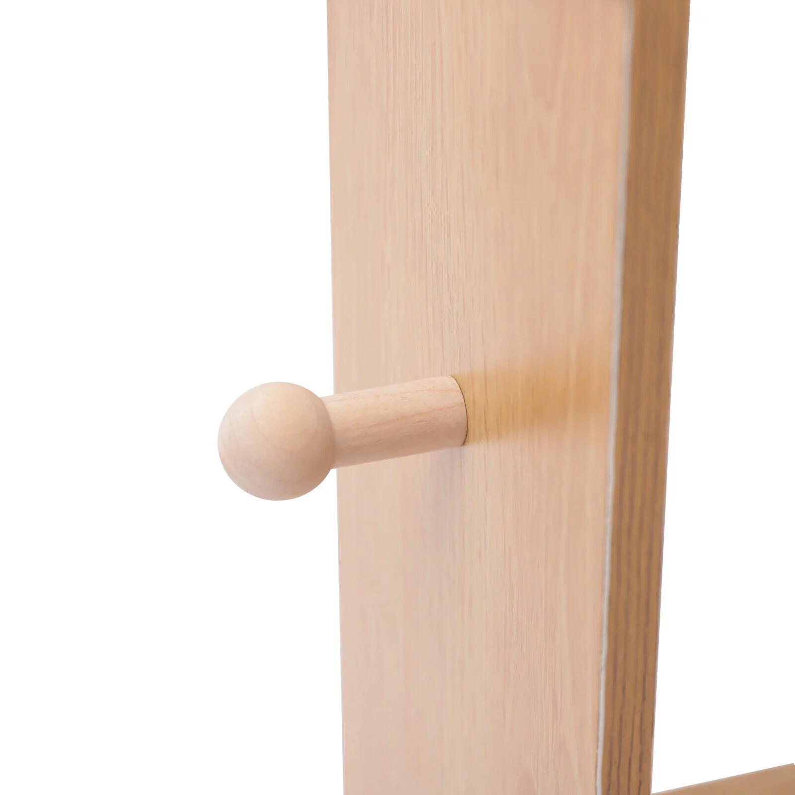 TFCFL Modern Tall Bedside Table Modern 2 IN 1 Nightstand with 2 Drawers+hat Hanging Hook