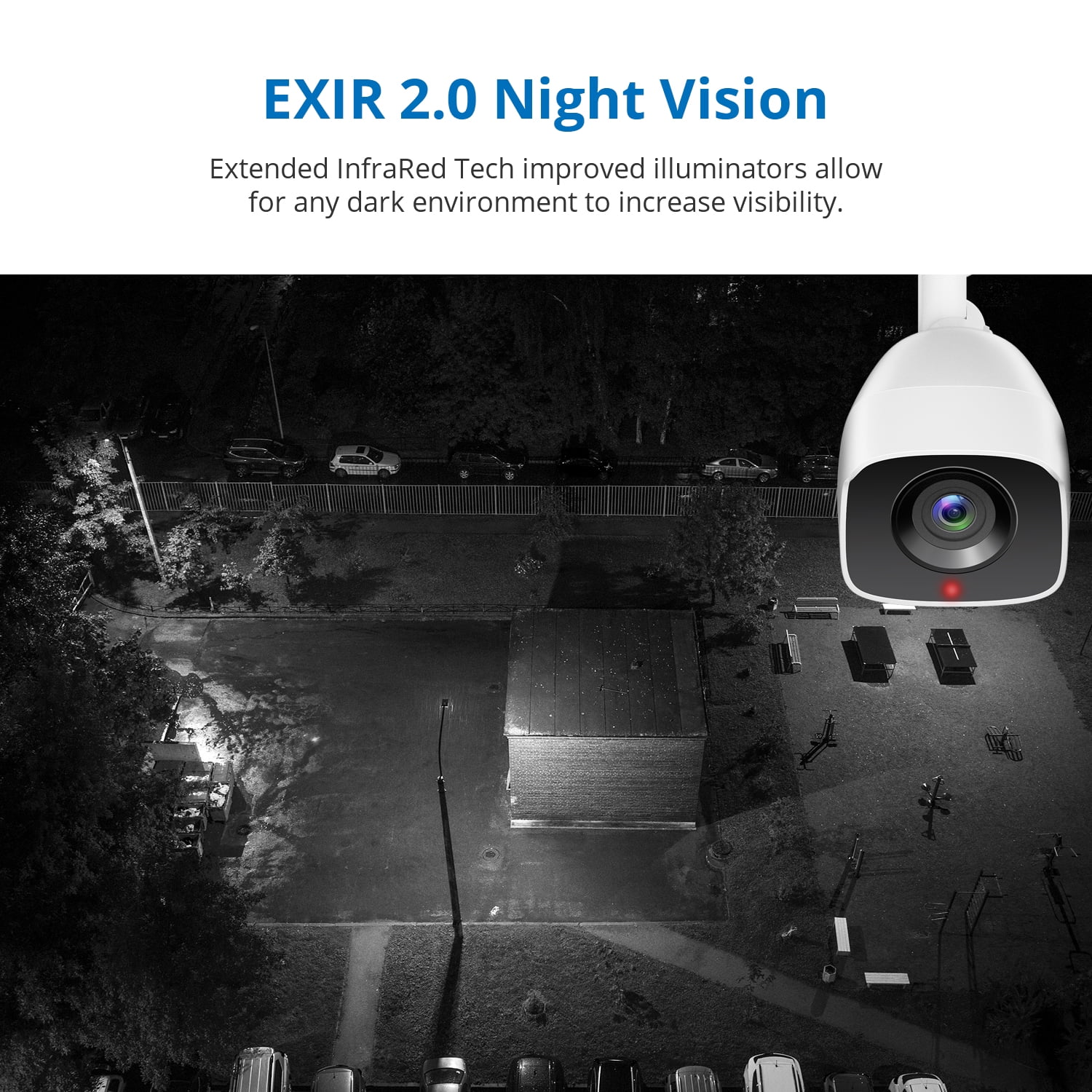 SANNCE 8 Channel 1080p 5-in-1 Security Camera System with 4pcs Wired Surveillance Cameras with 100 ft Night Vision，NO Hard Drive