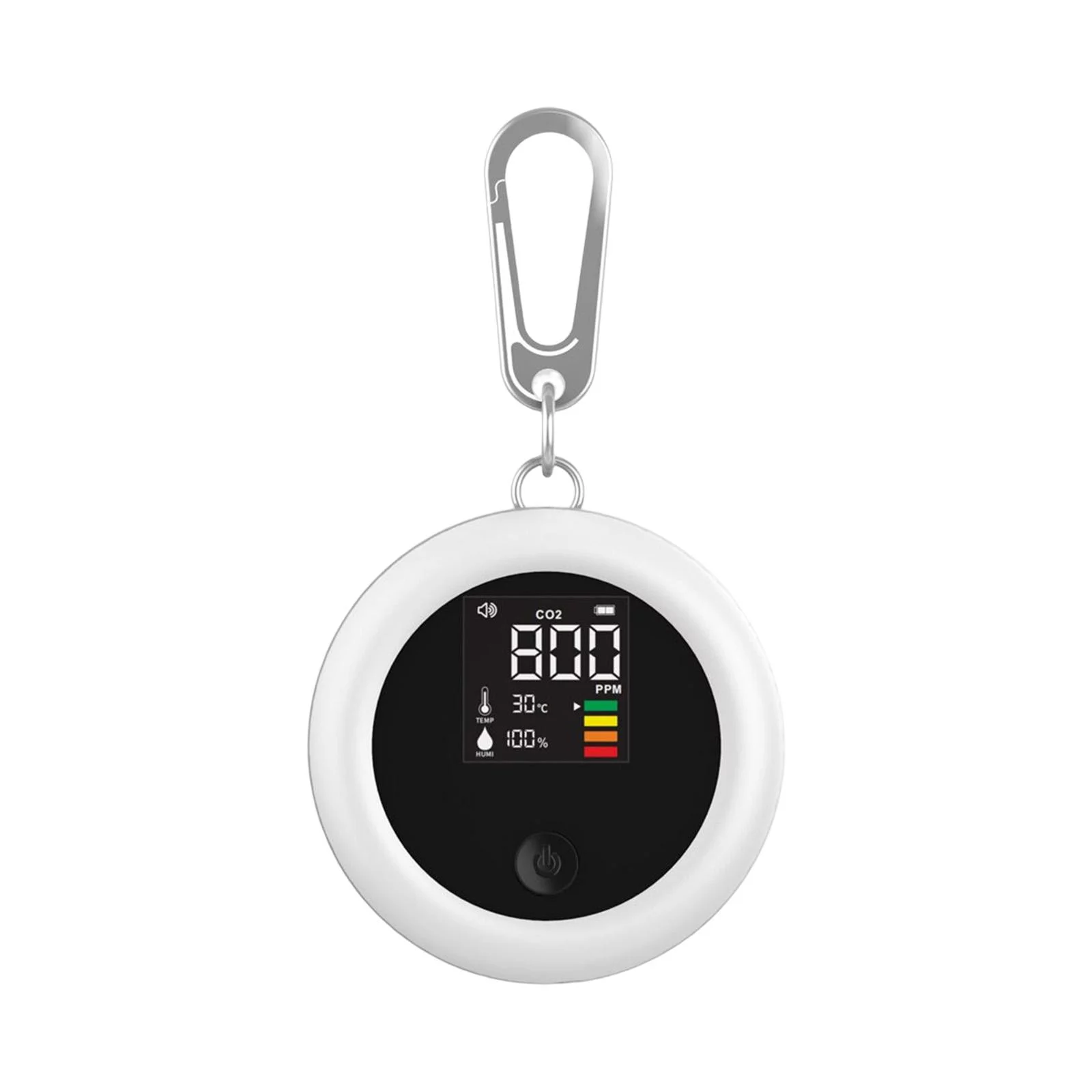 Carbon Dioxide CO2 Analyzer Multifunctional Portable Real Time Data Recording Air Quality Testor for Airport Indoor