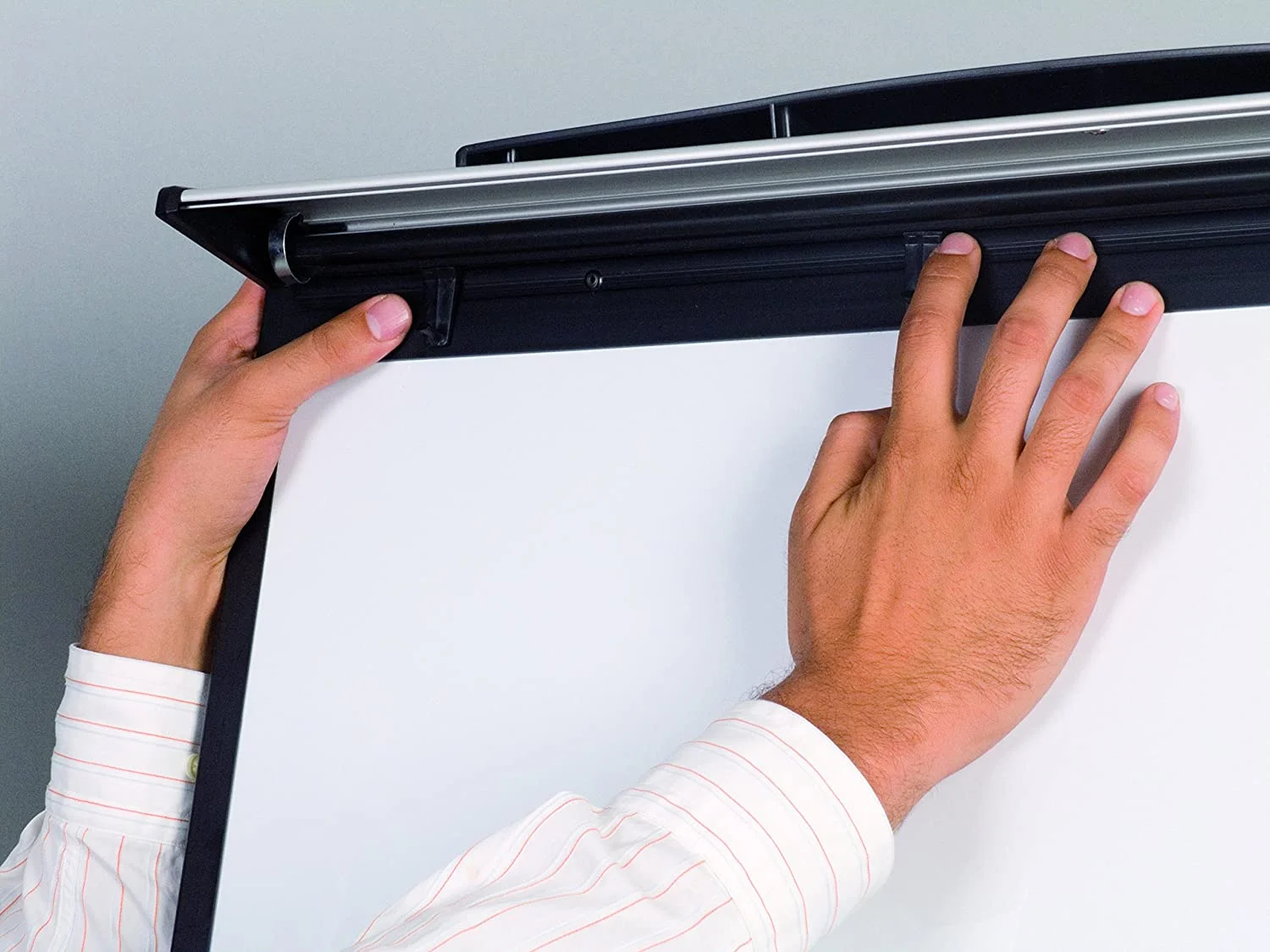 Magnetic Ultra Dry-Erase Whiteboard Mobile Presentation Easel, 76