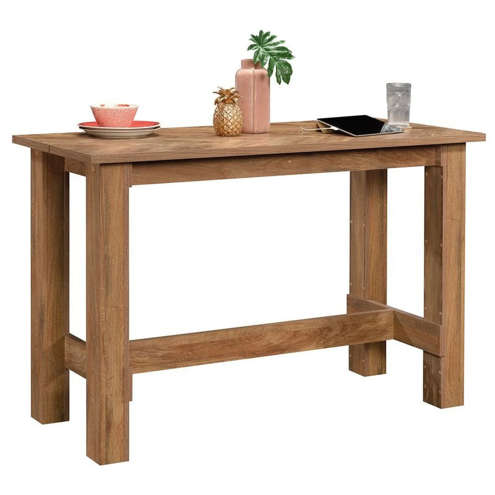 Pemberly Row Counter Height Dining Table in Sindoori Mango Beige