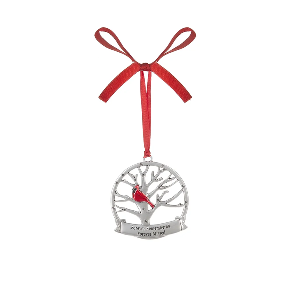 Ganz Memorial Cardinal Ornaments, Set of 3