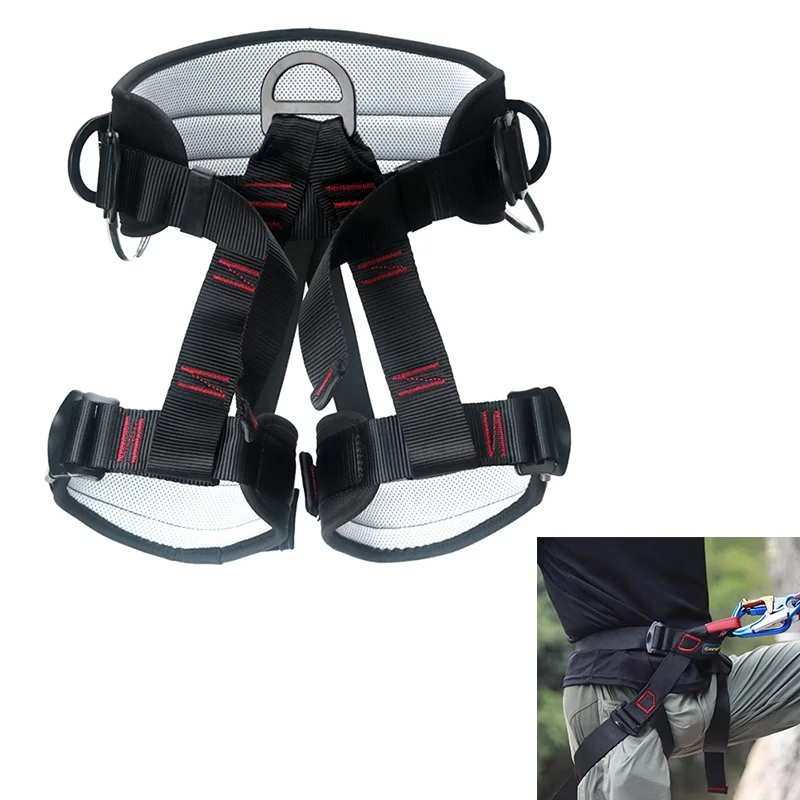 Outdoor Rock Climbing Outdoor Expand Training Half Body Harness Safety BeltMAL