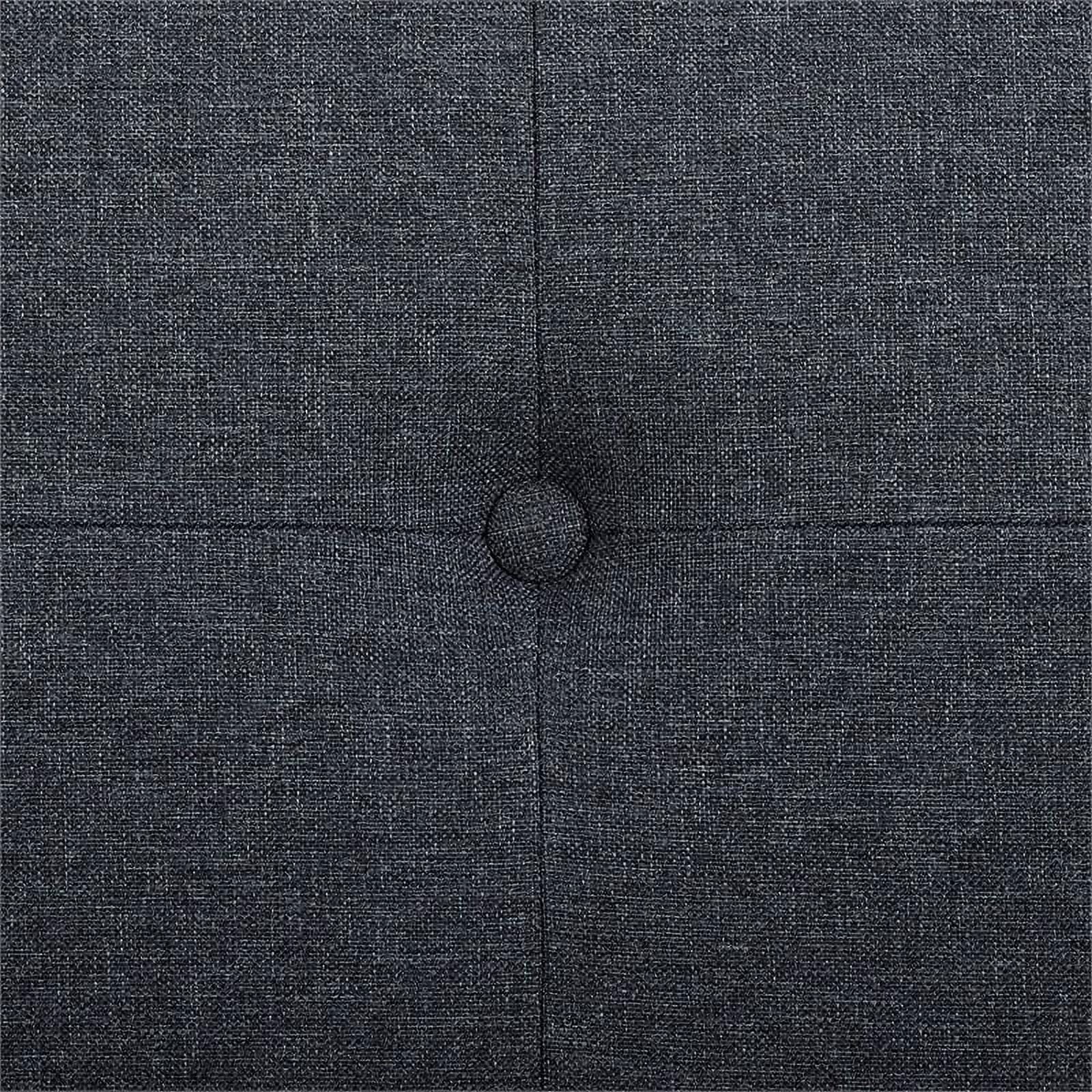 Serta Sloan Dream Lift Convertible Sofa in Charcoal Gray Fabric