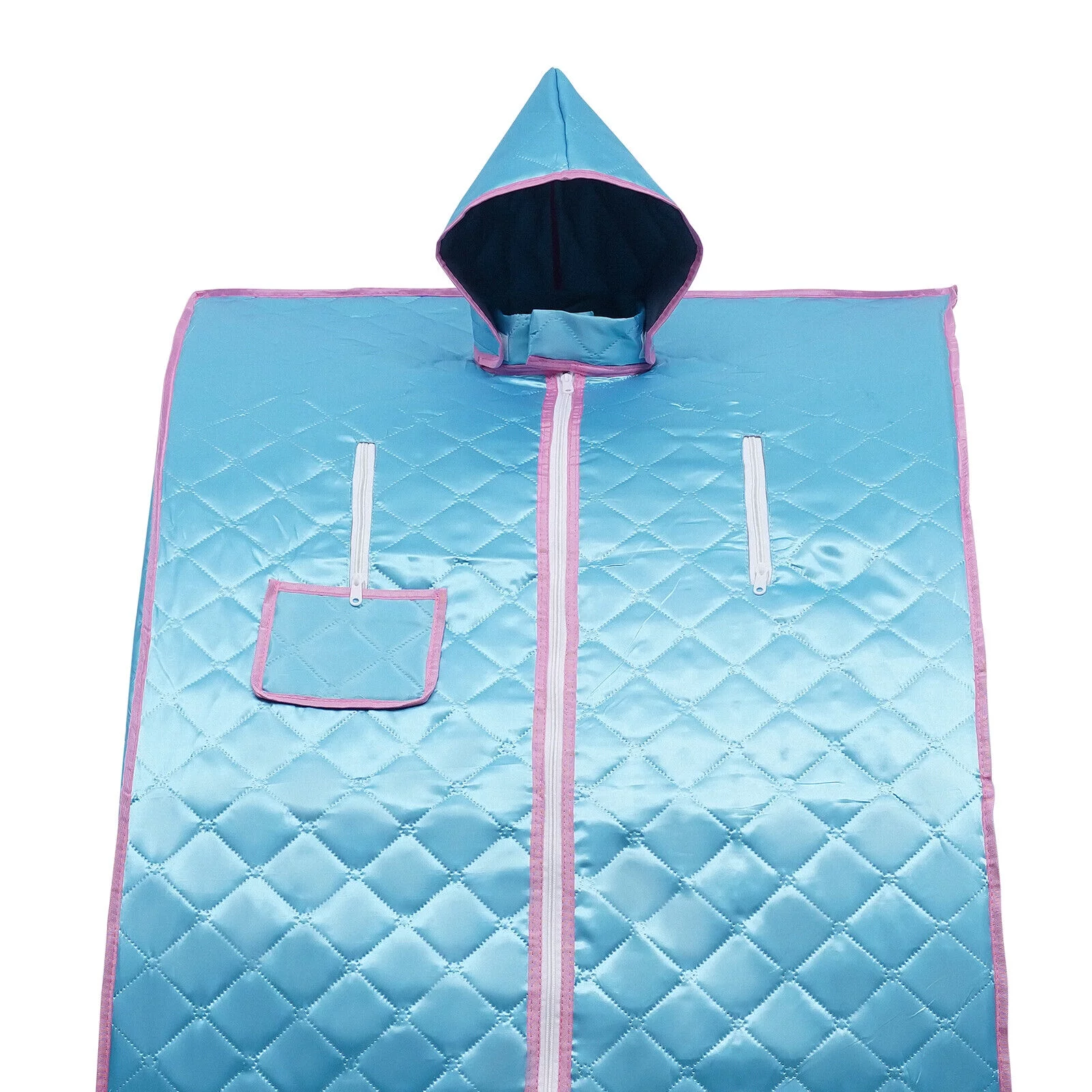 2 L 1000W Personal Steam Sauna Heated Indoor Home Detox Spa Portable Tent Blue