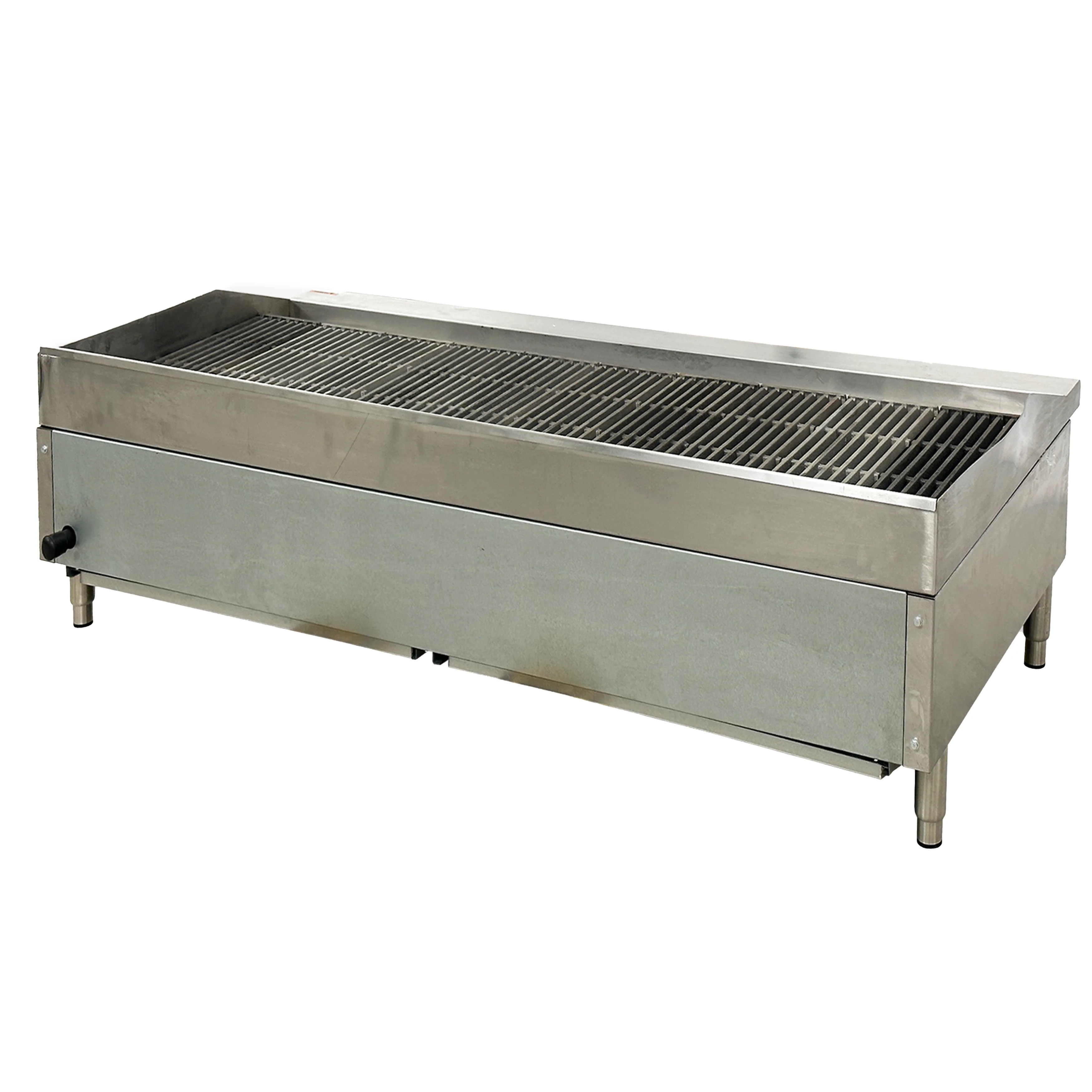60 in. Commercial Gas 5 Burner Charbroiler 150,000 BTU in Stainless Steel, Heavy Duty Radiant Broiler, NSF Certified