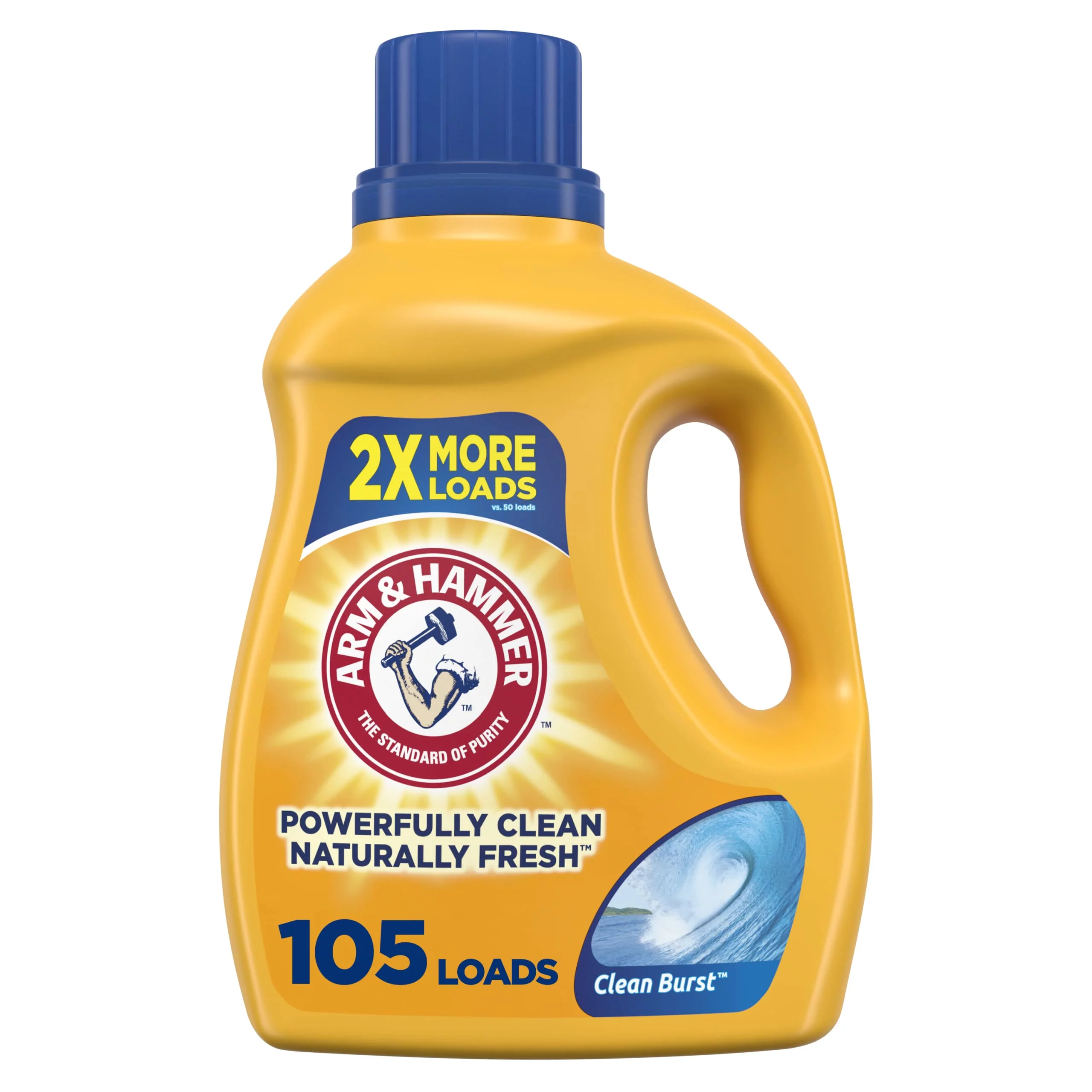 Clean Burst  105 Loads Liquid Laundry Detergent (Pack of 32)