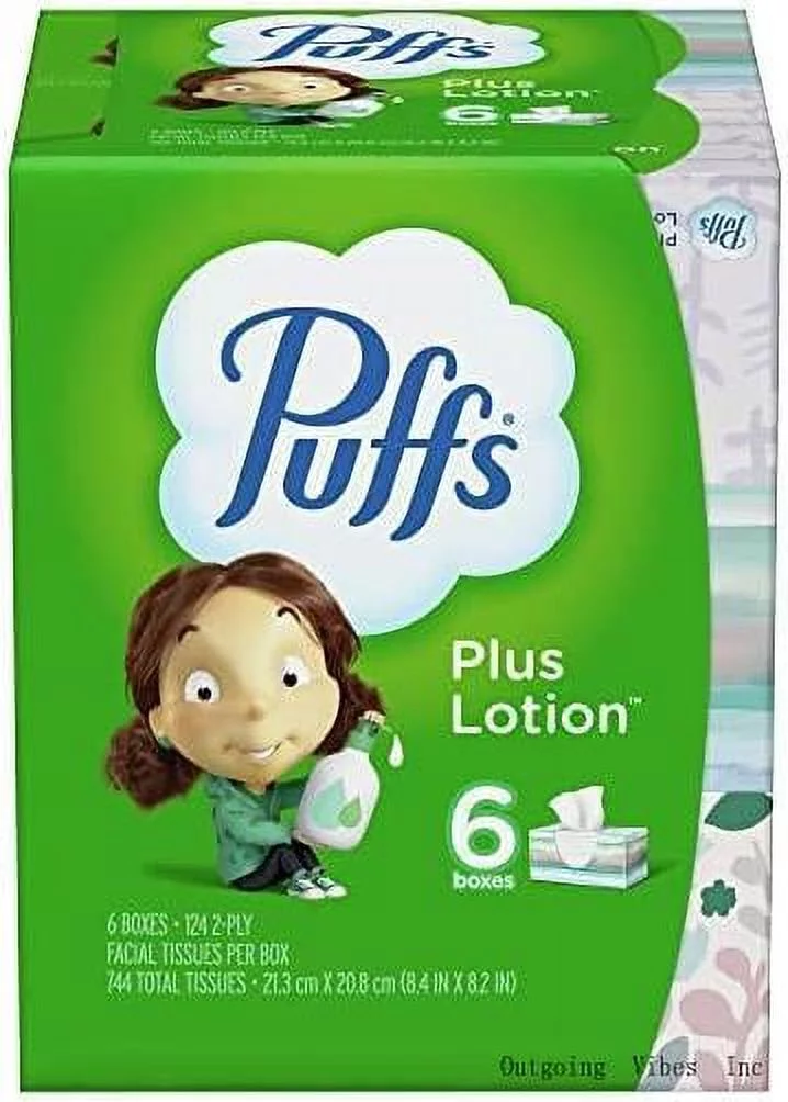 137961 Plus Tissue 2-Ply 124 Sheets/Box 6 Boxes/Pack (39383)