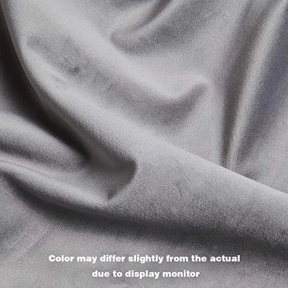 GVJMTKP Duhome  Office Chair Velvet Desk Chair with Gold Metal Base with Mid Back Cute Ergonomic Computer Desk Chair Task Chair with Arms  Wheels Adjustable Swivel 1PCS (Grey Velvet)