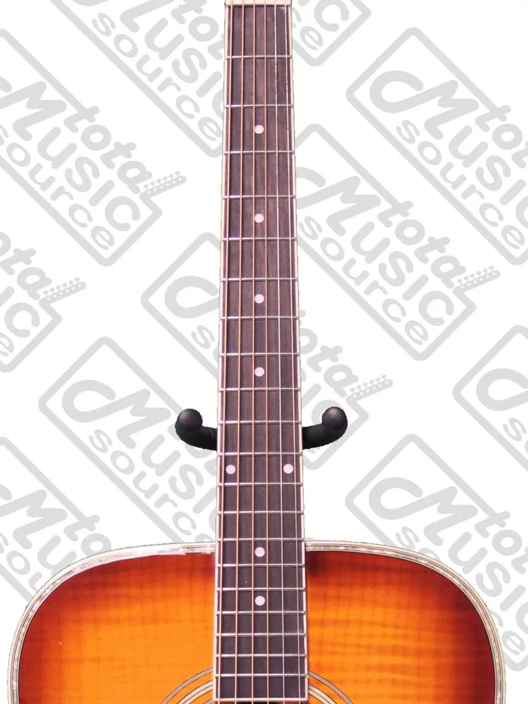 Oscar Schmidt OG2 Acoustic Guitar Flame Yellow Sunburst