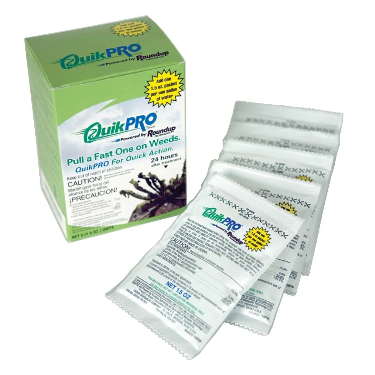 Roundup Quickpro 6.8lb 2 Bottles