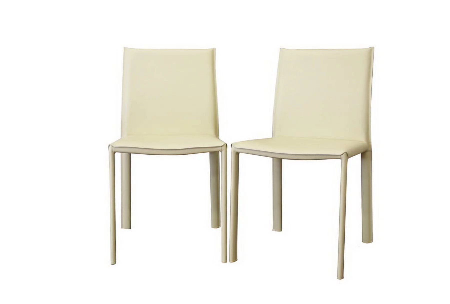 Baxton Studio Burridge Dining Chair in Black (Set of 2)