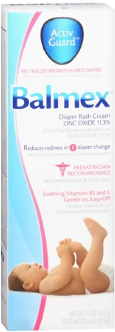 Balmex Complete Protection, Diaper Rash Cream 4 oz(Pack of 4)