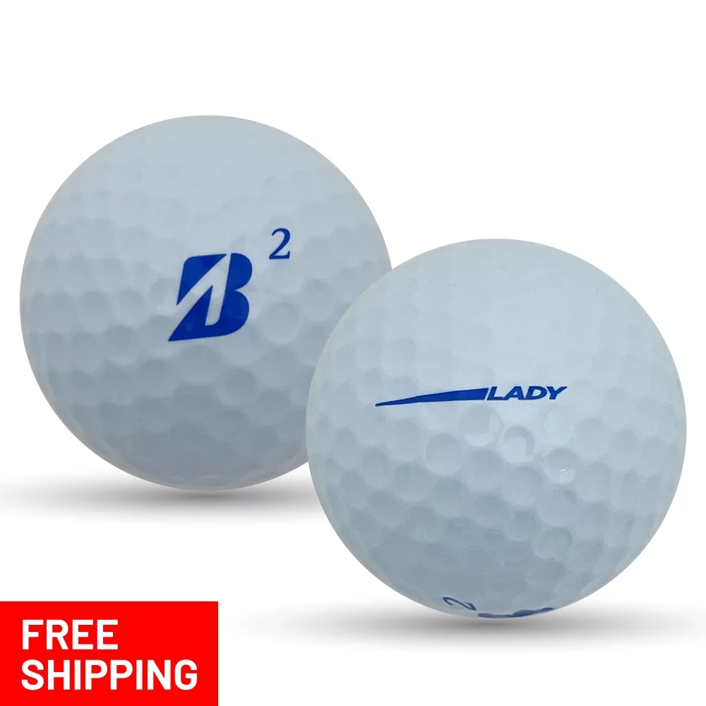 Pre-Owned 36 Bridgestone Lady 5A Recycled Golf Balls, White, by Mulligan Golf Balls