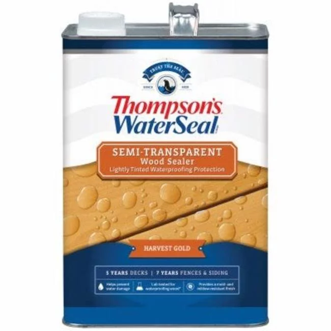 Thompsons Waterseal  1 gal Semi-Transparent Waterproofing Stain, Harvest Gold