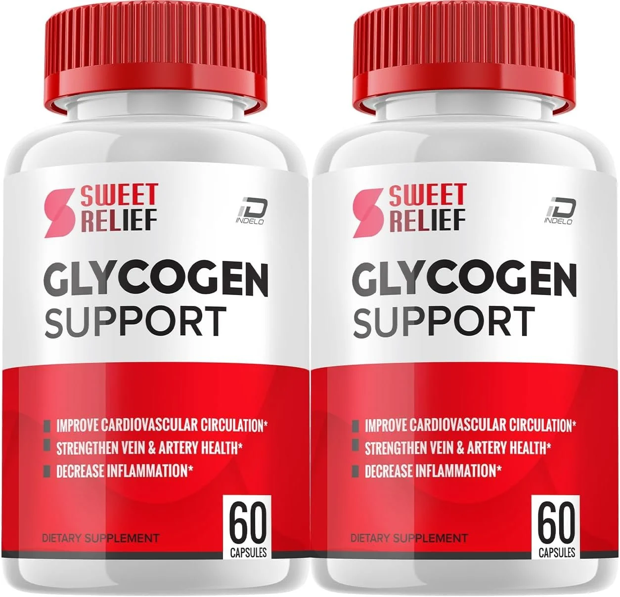 Sweet Relief Glycogen Support Capsules Supplement - SweetRelief Optimizer Advanced Formula, Sweet Relief Supplement, SweetRelief Booster Reviews,Glycogen Supplement 2 Pack - 120 Capsules